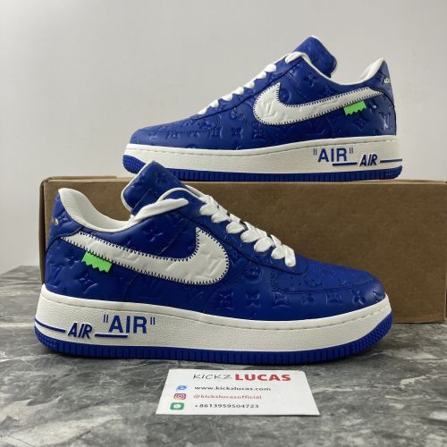 Air Force 1 X L*V Navy blue