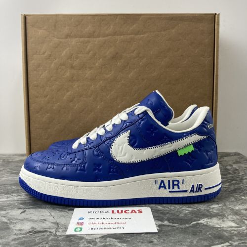 Air Force 1 X L*V Navy blue