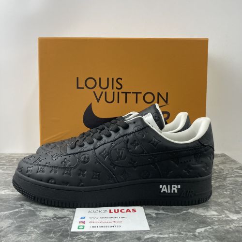 L*V x Air Force 1 Low Black 1