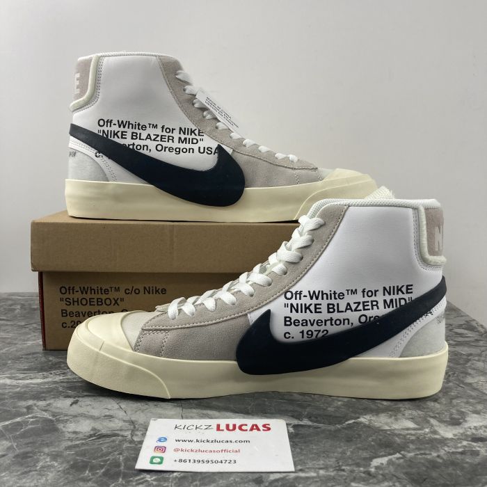 Blazer Mid Off-White  AA3832-100