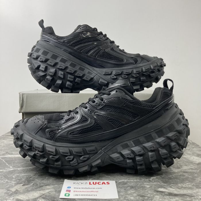 Men Women B*alenciaga Top Sneaker Defender black