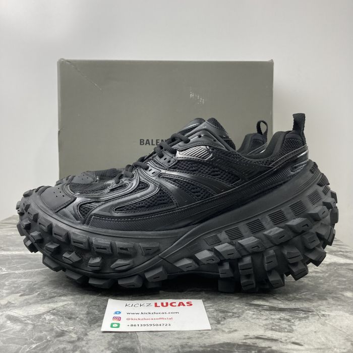 Men Women B*alenciaga Top Sneaker Defender black