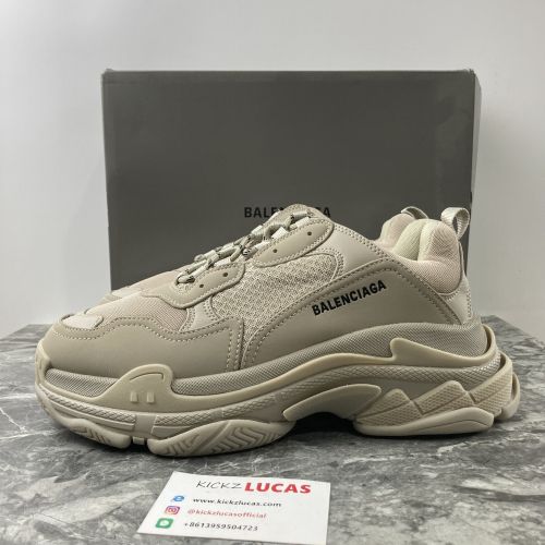 B*alenciaga Triple S Beige  524039W2FW19700