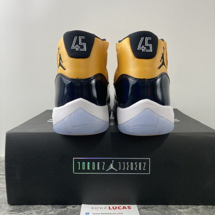 Air Jordan 11 Retro Yellow/Nabvy blue CT8012-118