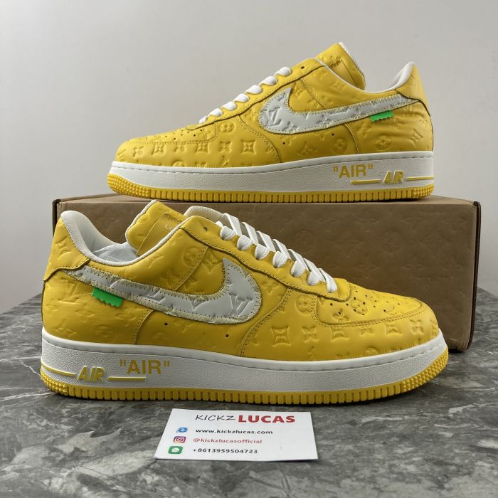 Air Force 1 X L*V yellow