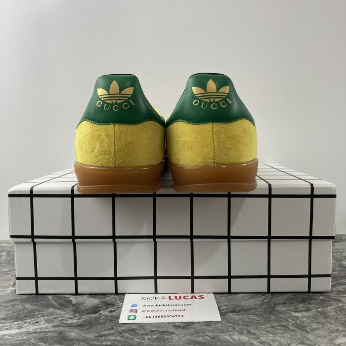 a*didas x G*ucci Gazelle Brown