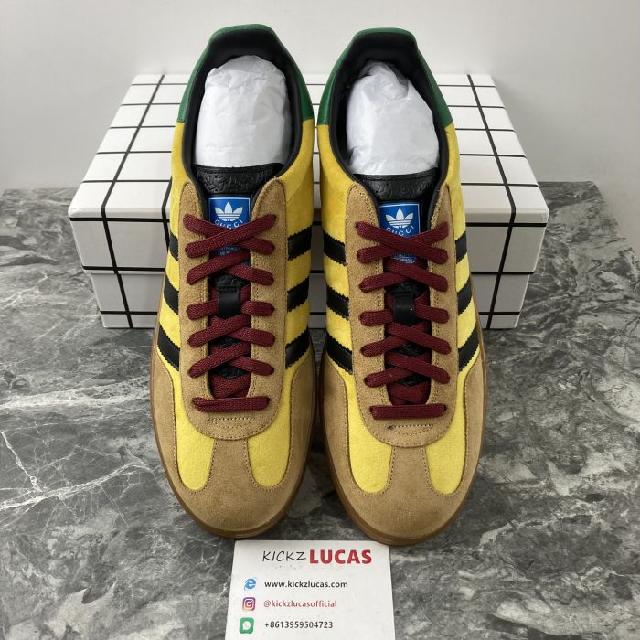 a*didas x G*ucci Gazelle Brown