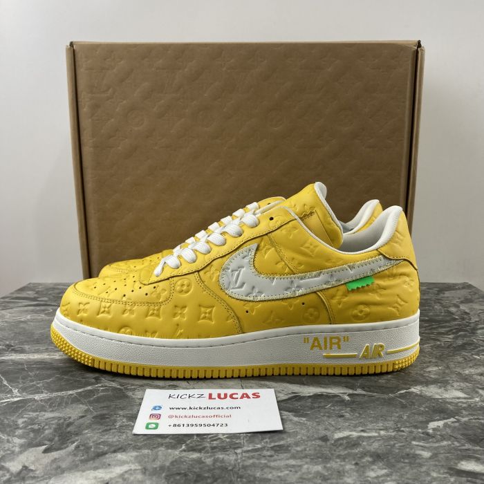Air Force 1 X L*V yellow