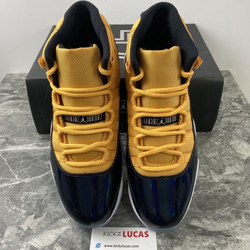 Air Jordan 11 Retro Yellow/Nabvy blue CT8012-118