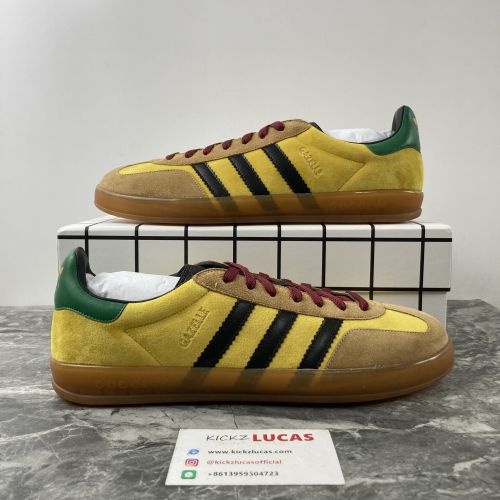 a*didas x G*ucci Gazelle Brown