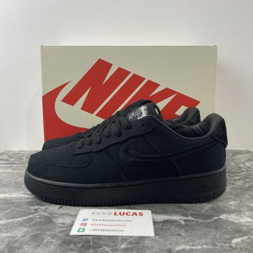Stussy x Nike Air Force 1 Low “Black” CZ9084-001