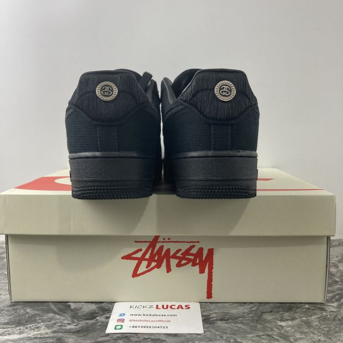 Stussy x Nike Air Force 1 Low “Black” CZ9084-001