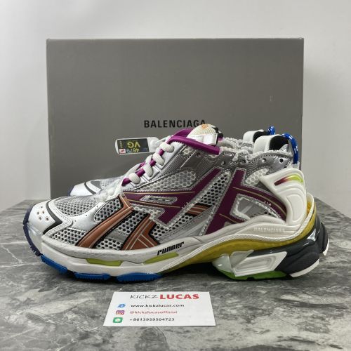 Men Women B*lenciaga Runner Multicolor  677403W3RB68123