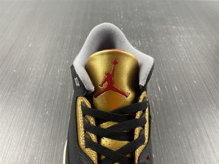 Air Jordan 3 Retro Black Cement Gold CK9246-067