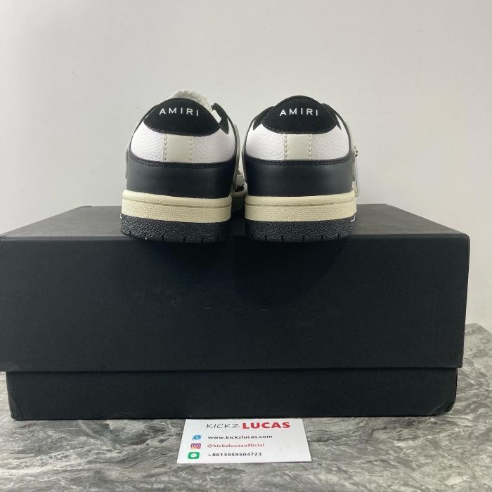 A*miri Skel Top Low Black White