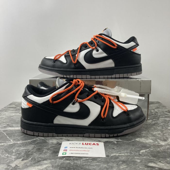 Off-White x Dunk Low Black White CT0856 -001