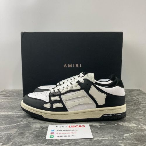 A*miri Skel Top Low Black White