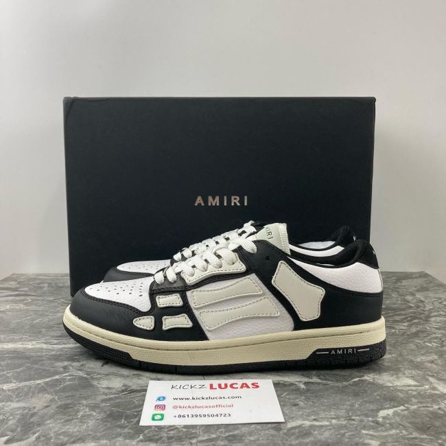 A*miri Skel Top Low Black White