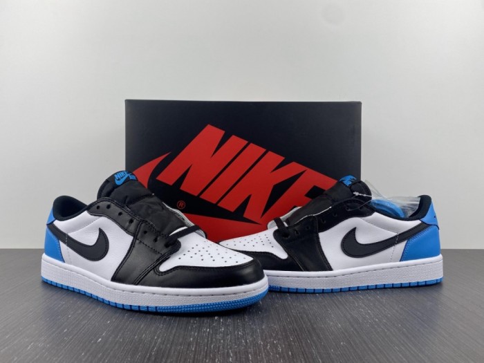 Air Jordan 1 Retro Low OG Black Dark Powder Blue CZ0790-104