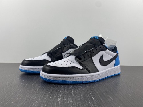 Air Jordan 1 Retro Low OG Black Dark Powder Blue CZ0790-104