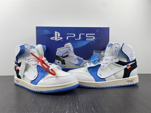 OFF-WHITE x Air Jordan 1 Retro High PSP  AQ0818-168