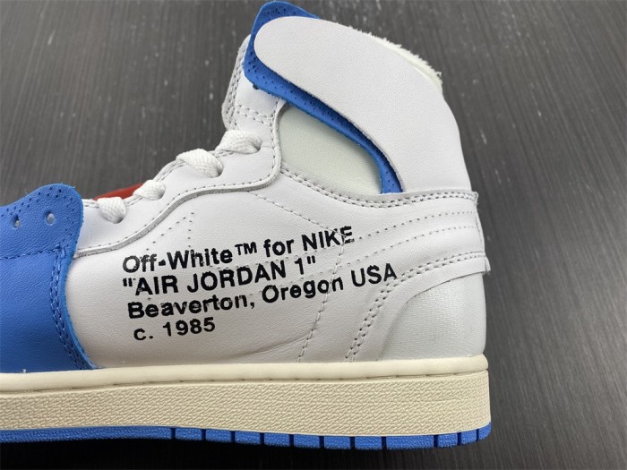 OFF-WHITE x Air Jordan 1 Retro High PSP  AQ0818-168