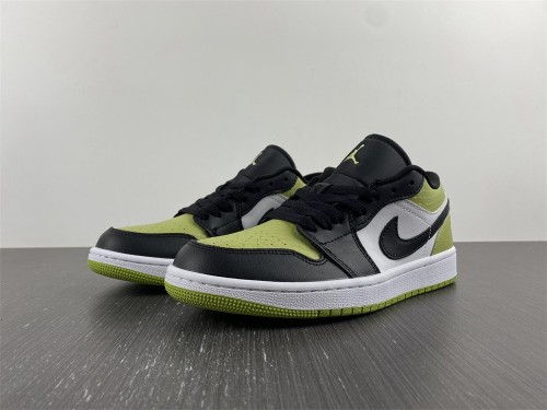 Jordan 1 Low Snakeskin Vivid Green DX4446 301