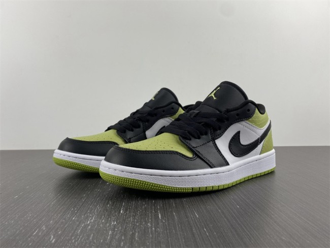 Jordan 1 Low Snakeskin Vivid Green DX4446 301