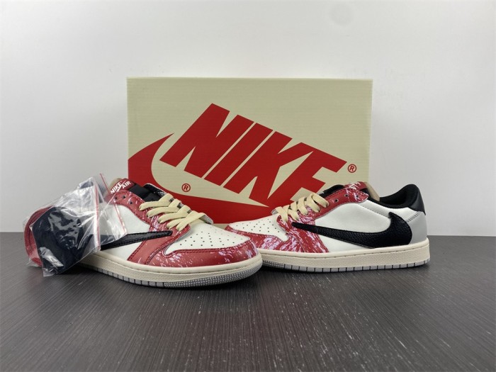 Air Jordan 1 Low Travis Scott Customized DM7866-140