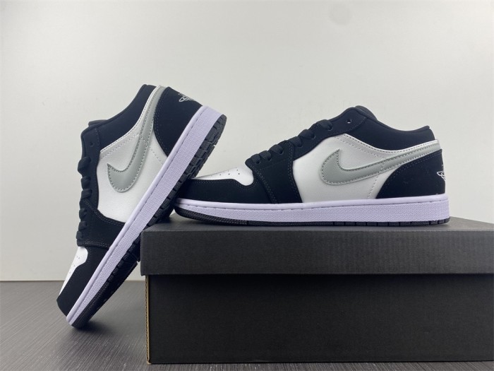 Air Jordan 1 Low Black White Grey 552780-018