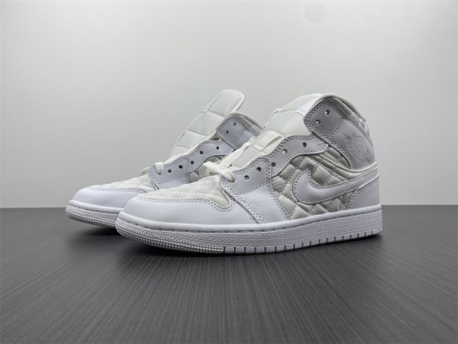 Air Jordan 1 Mid Quilted White DB6078-100