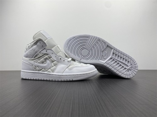 Air Jordan 1 Mid Quilted White DB6078-100