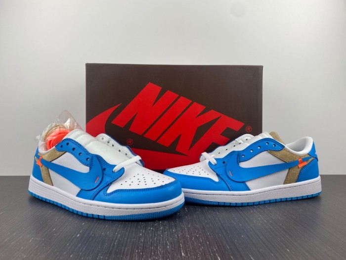 Air Jordan 1 Low Off White UNC Customized