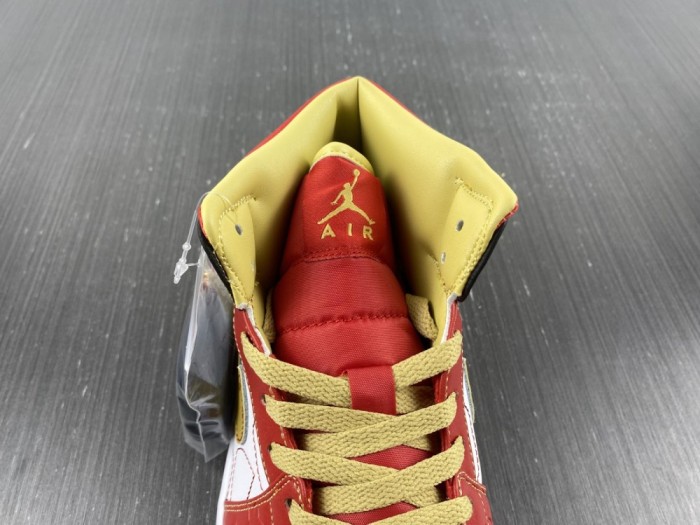 Air Jordan 1 Mid XQ White Black Sport Red  DV0576-176