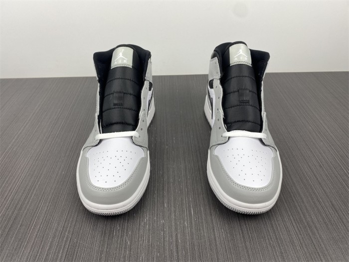 Air Jordan 1 Mid Light Smoke Grey Anthracite 554724-078