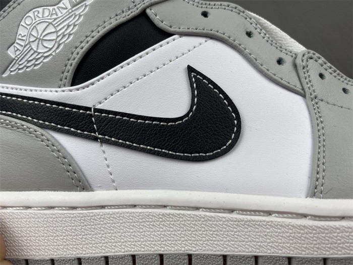 Air Jordan 1 Mid Light Smoke Grey Anthracite 554724-078