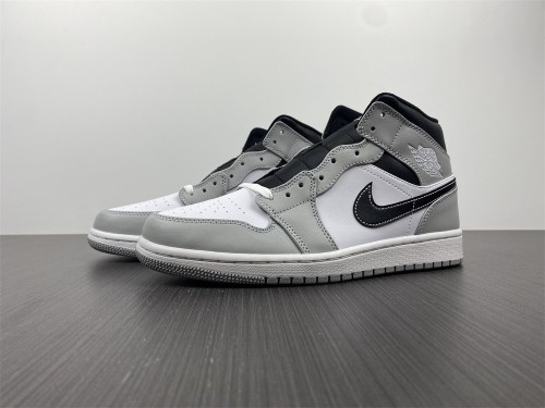 Air Jordan 1 Mid Light Smoke Grey Anthracite 554724-078