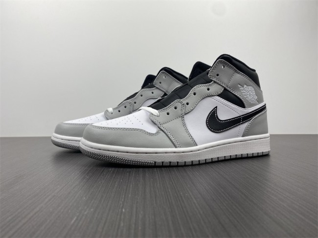 Air Jordan 1 Mid Light Smoke Grey Anthracite 554724-078