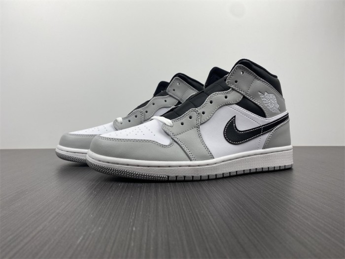 Air Jordan 1 Mid Light Smoke Grey Anthracite 554724-078