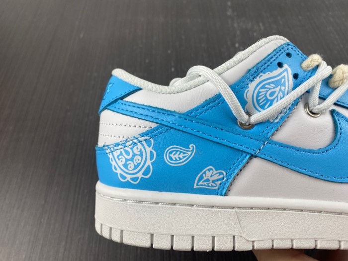 Dunk Low Triple White UNC Customized DD1503-109