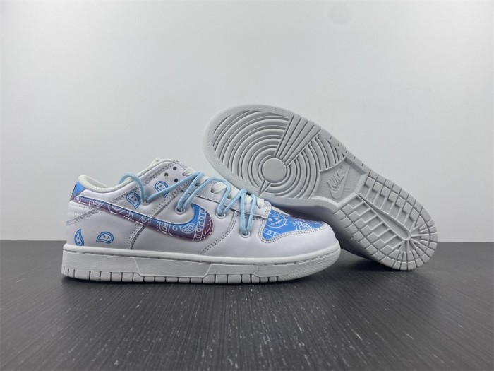 Dunk Low Triple White Customized DD1503-109
