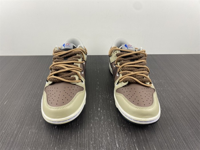 Dunk Low Customized Brown Pink DD3363-002