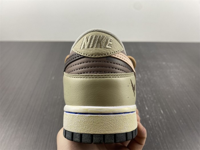 Dunk Low Customized Brown Pink DD3363-002