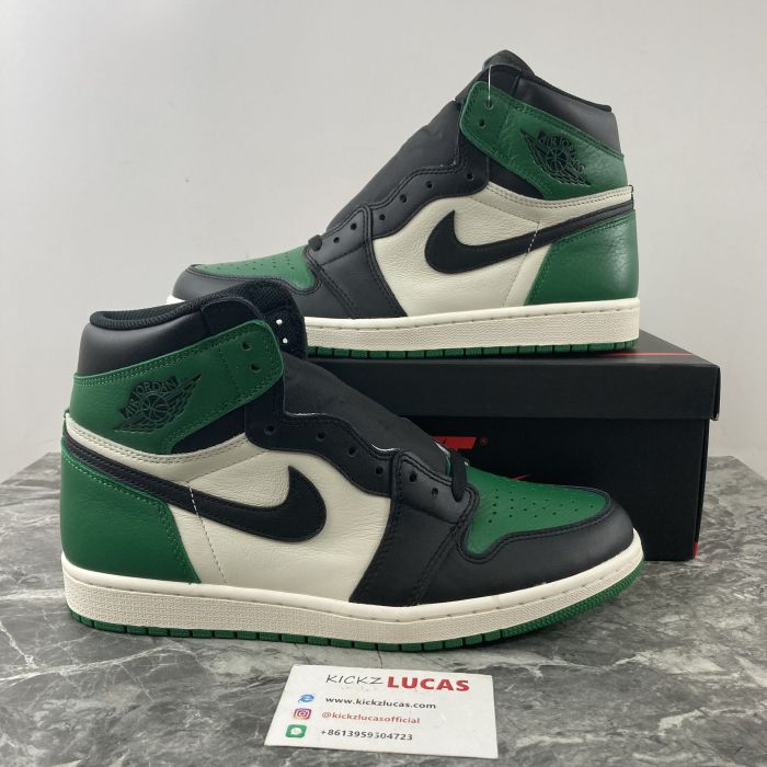 Air Jordan 1 Retro High Pine Green Black  555088-030