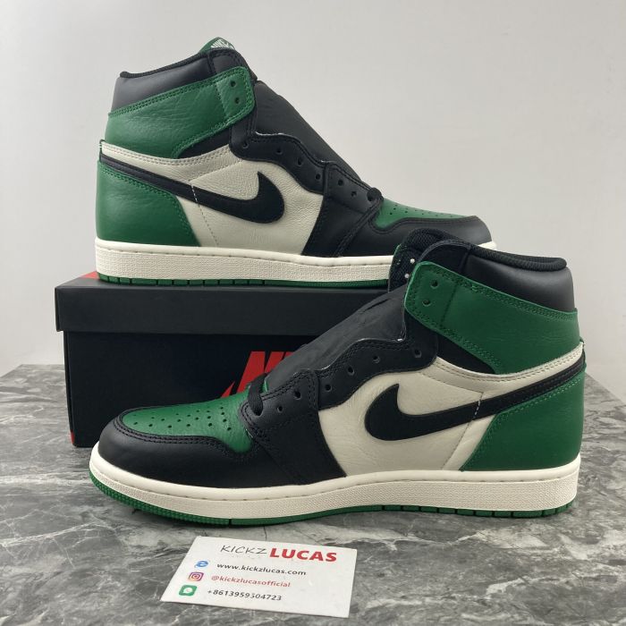 Air Jordan 1 Retro High Pine Green Black  555088-030
