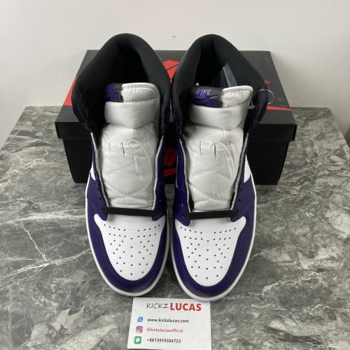 Air Jordan 1 Retro High Court Purple White  555088-500
