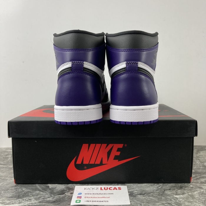 Air Jordan 1 Retro High Court Purple White  555088-500