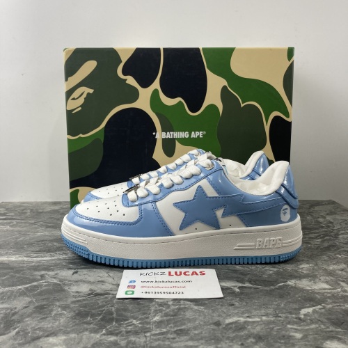 A Bathing Ape Bape Sta Low Blue MK221021-5