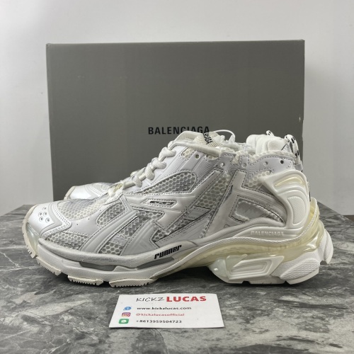 Men Women B*alenciaga Runner White MK221021-2