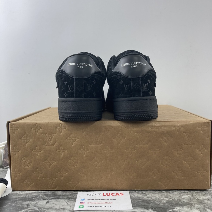 L*V x Air Force 1 Low By Virgil Abloh Black